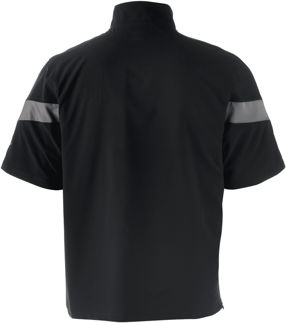 Mizuno Short Sleeve Hitting Jacket - Black Shade - HIT a Double