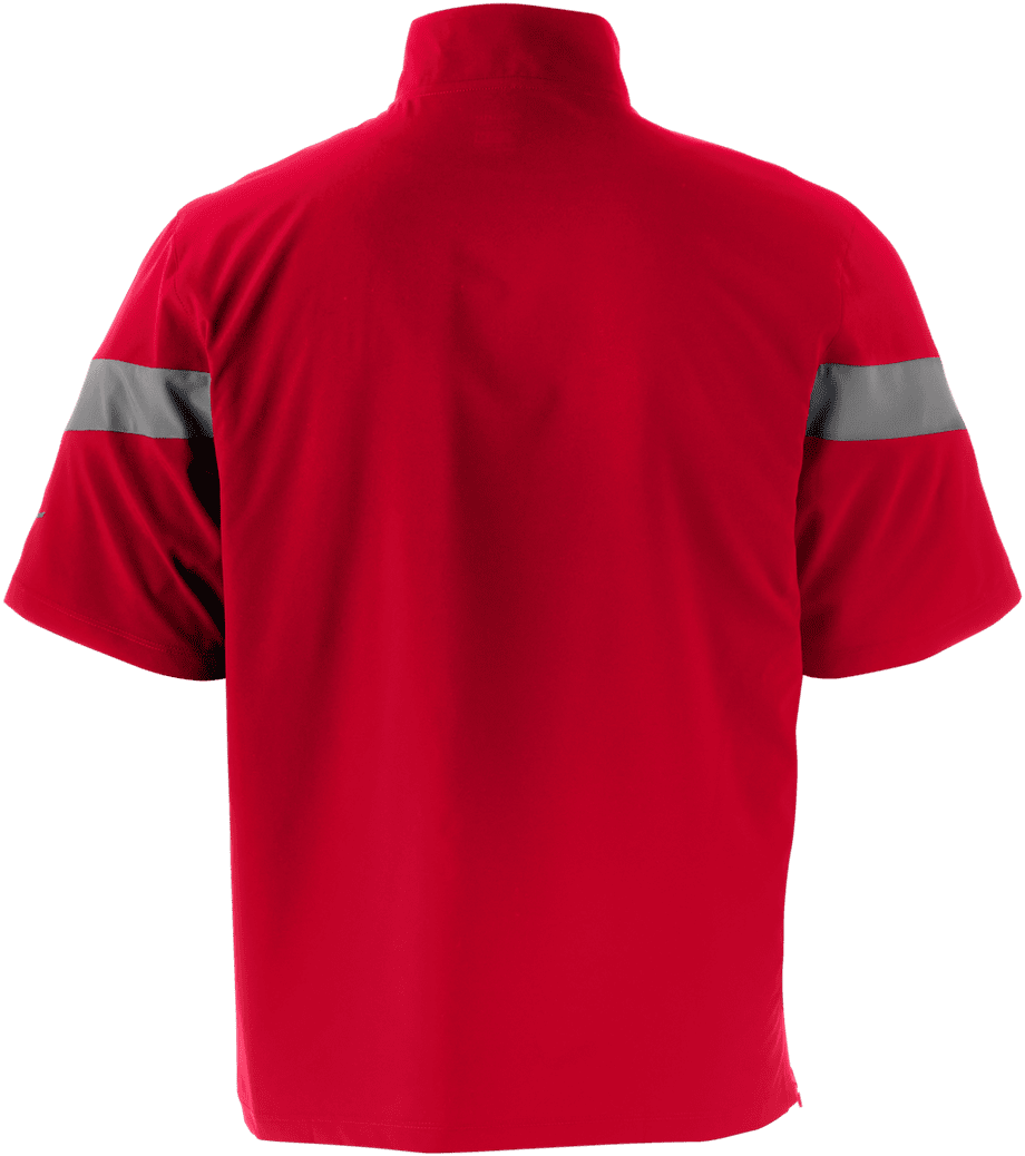 Mizuno Short Sleeve Hitting Jacket - Red Shade - HIT a Double