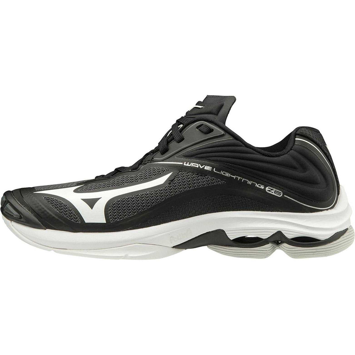 Mizuno Wave Lightning Z6 Womens Volleyball Shoes - Black Silver - HIT A Double
