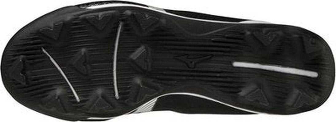 Mizuno Wave Lightrevo Low Molded Cleats - Black White - HIT a Double