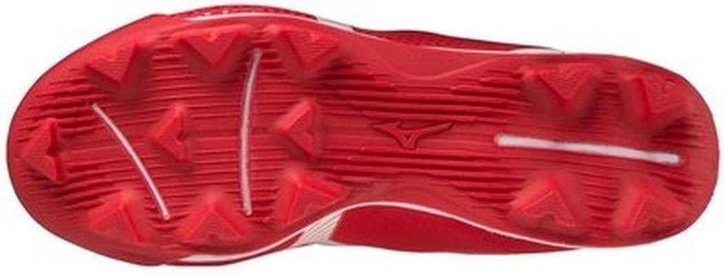 Mizuno Wave Lightrevo Low Molded Cleats - Red White - HIT a Double