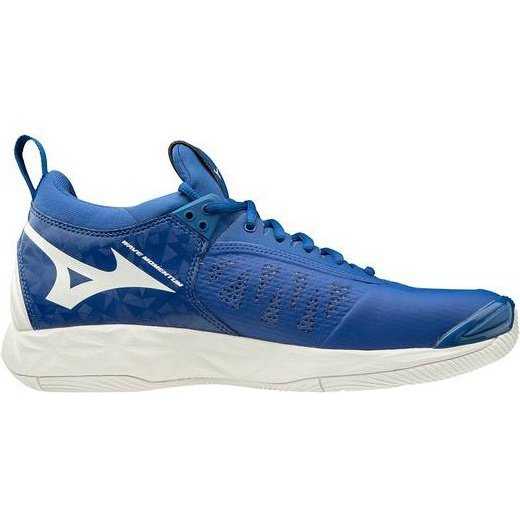 Mizuno Wave Momentum Mens Volleyball Shoes - Royal White - HIT a Double