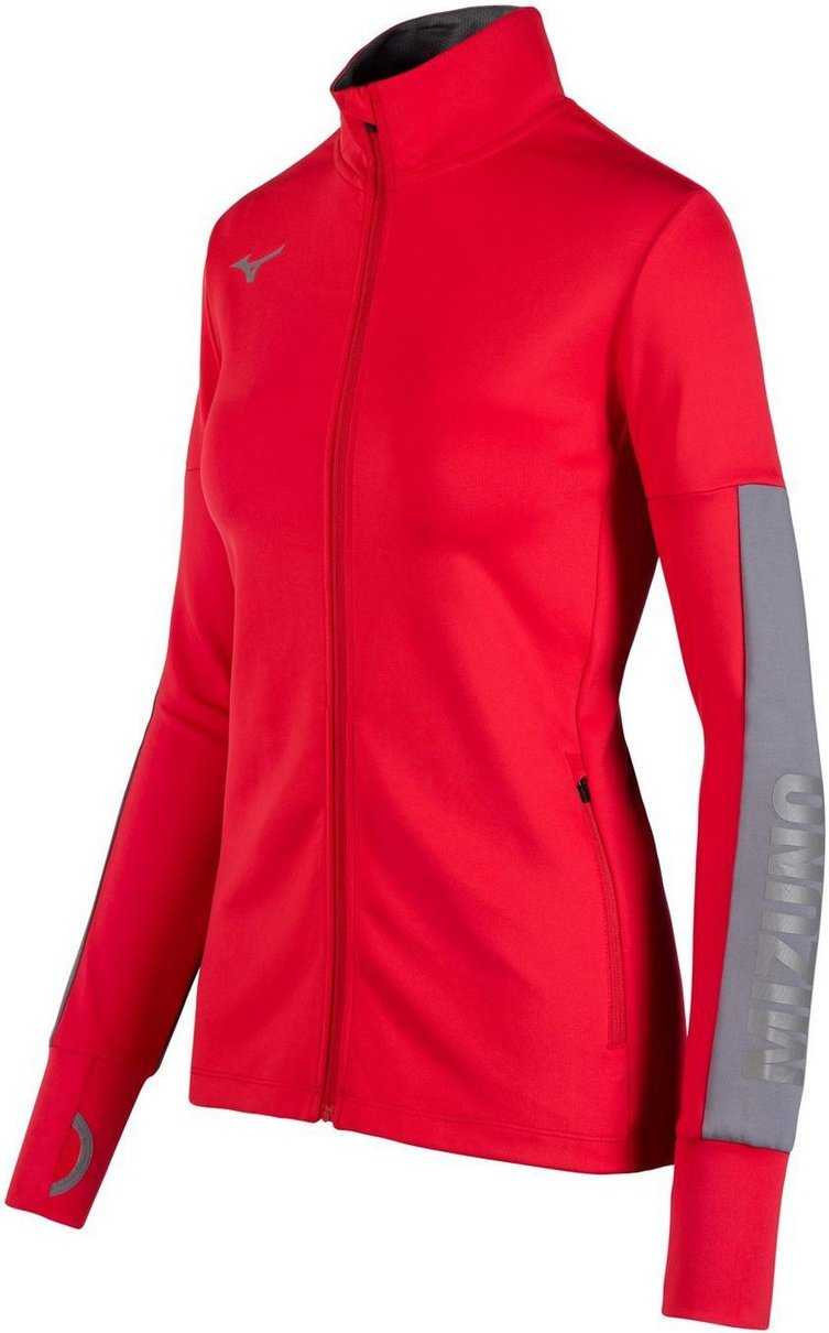 Mizuno Women&#39;s Alpha Quest Jacket - Red Shade - HIT a Double