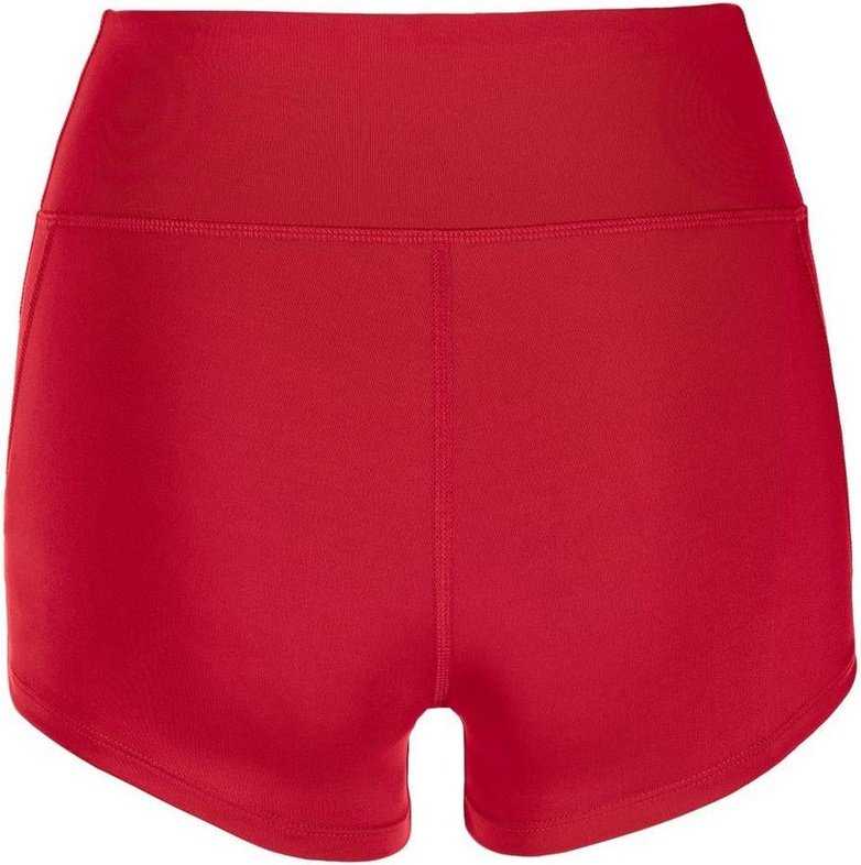 Mizuno Women&#39;s Apex 2.5&quot; Inseam Volleyball Short - Red - HIT a Double