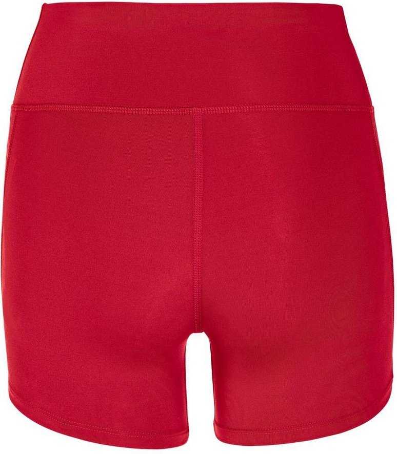 Mizuno Women&#39;s Elevated 4&quot; Inseam Volleyball Short - Red - HIT a Double