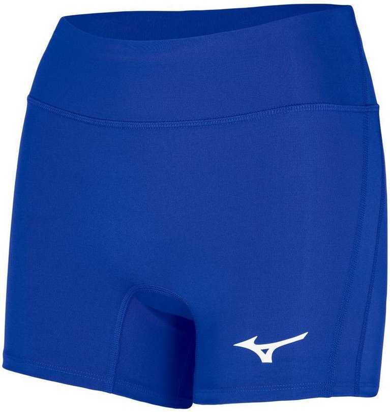 Mizuno Women&#39;s Elevated 4&quot; Inseam Volleyball Short - Royal - HIT a Double