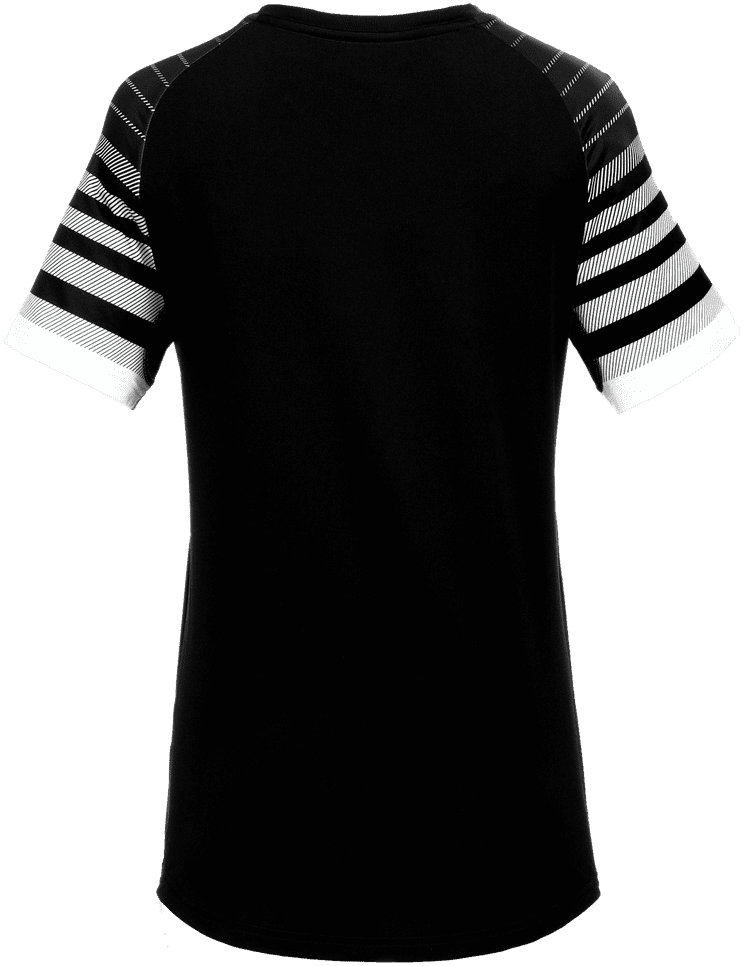 Mizuno Women's Techno 8 Short Sleeve Volleyball Jersey - Black White