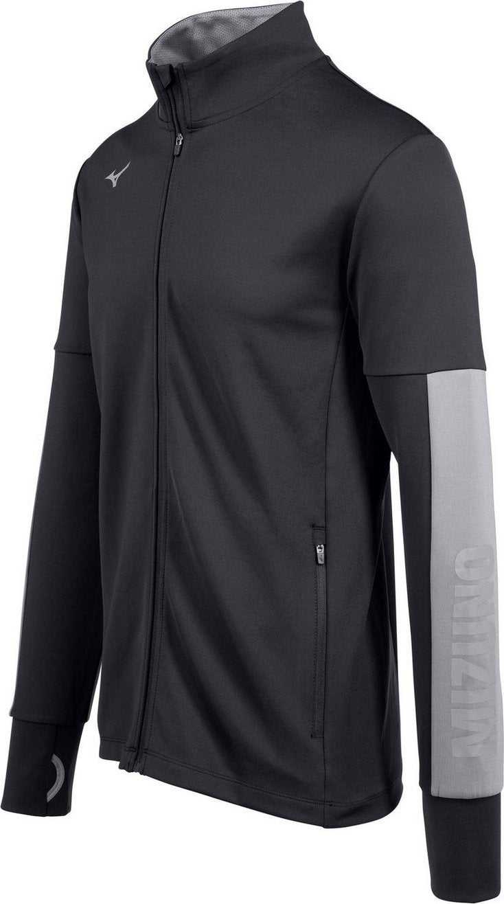 Mizuno Youth Alpha Quest Jacket - Black Shade - HIT a Double
