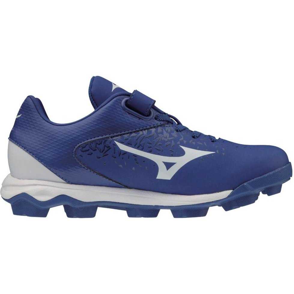 Mizuno Youth Select Nine JR Low Molded Cleats - Royal White