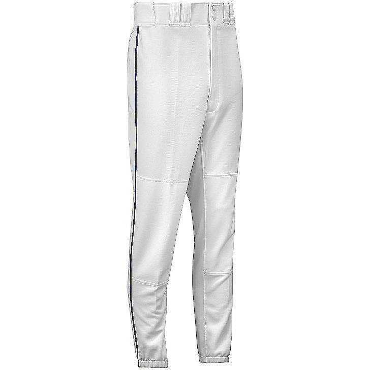 Mizuno Youth Select Piped Pant - White-Royal - HIT a Double