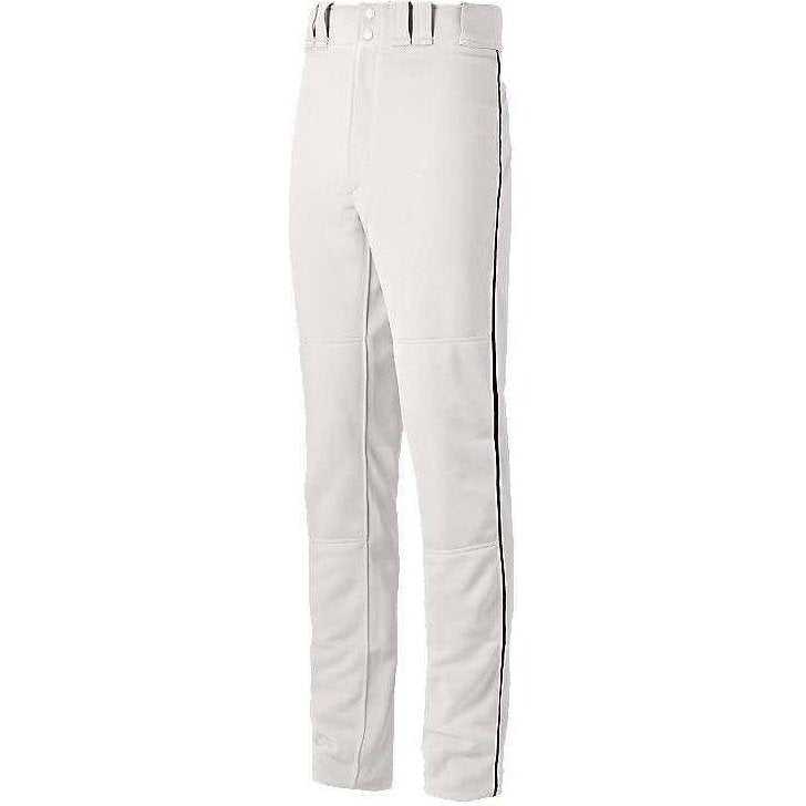Mizuno Youth Select Pro Piped Pants - White Black - HIT a Double