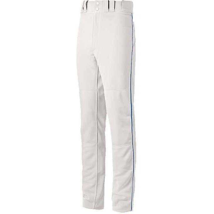 Mizuno Youth Select Pro Piped Pants - White Royal - HIT a Double