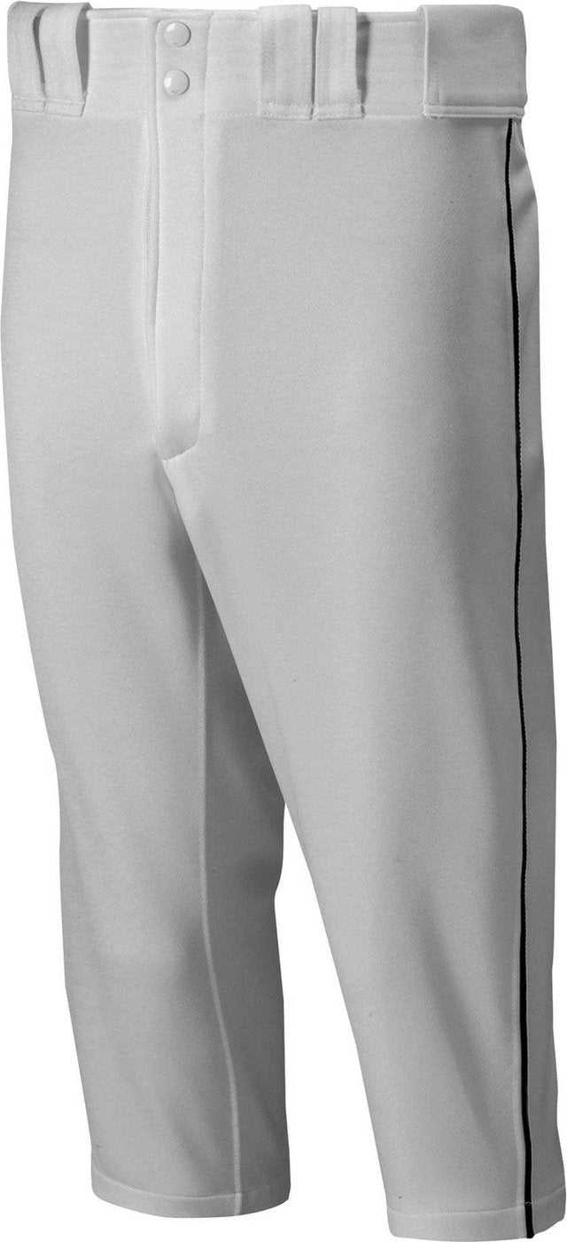 Mizuno Youth Select Short Pants Pipped - Gray Black - HIT a Double
