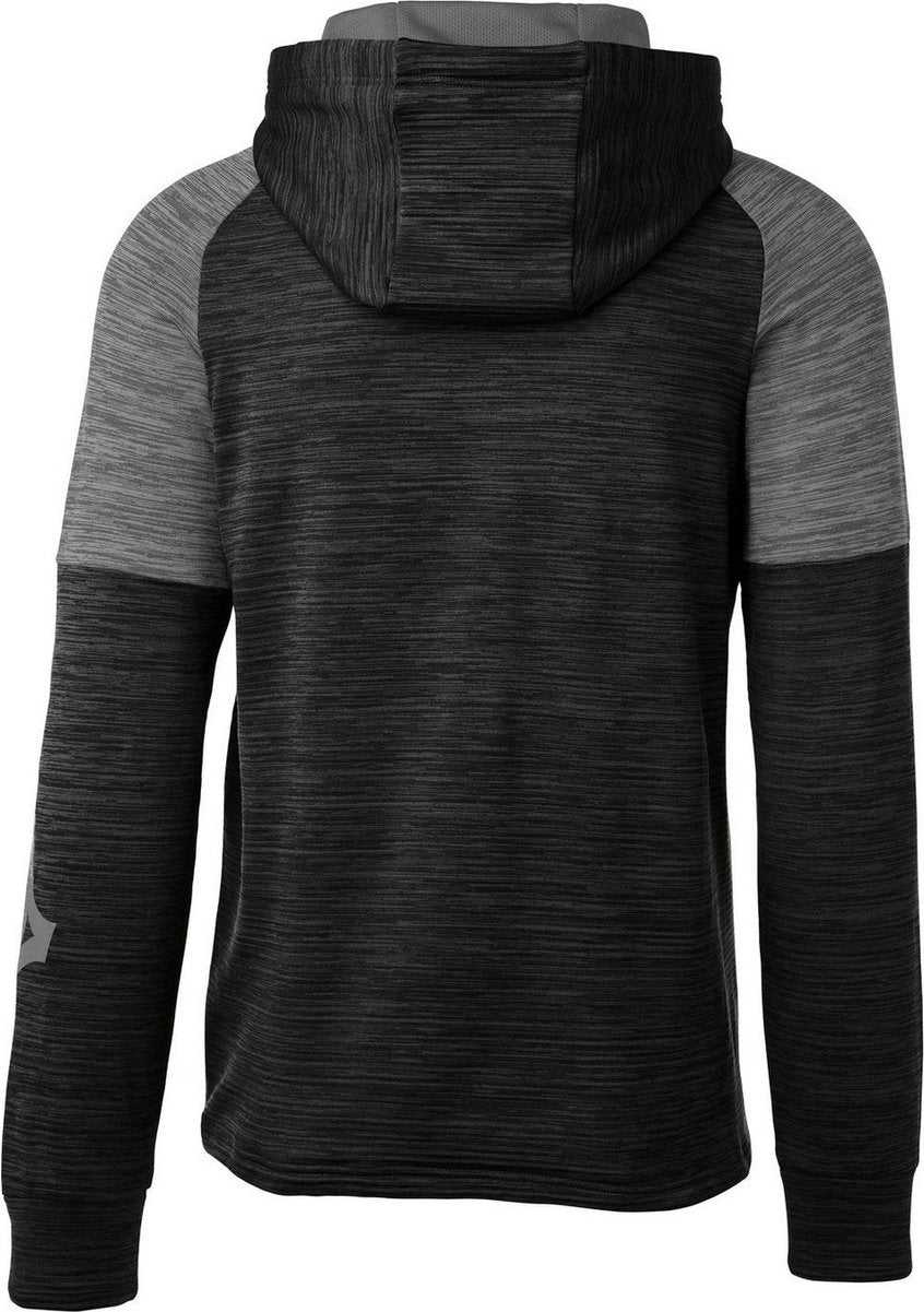 Mizuno Youth Velocity Hoodie - Black Shade - HIT a Double