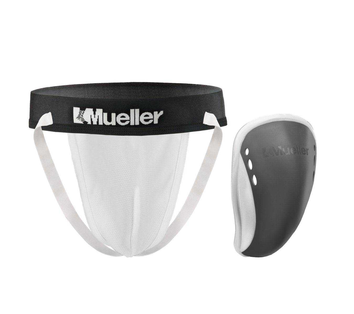 Mueller Flex Shield with Supporter Adult - Gray - HIT a Double
