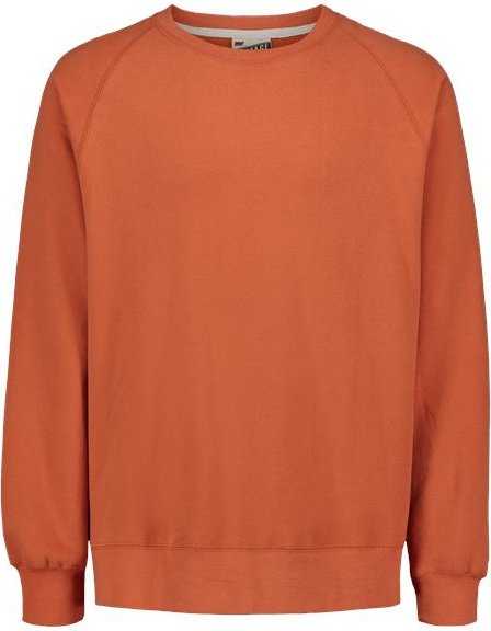 MV Sport 17116 Vintage Fleece Raglan Crewneck Sweatshirt - Vintage Orange - HIT a Double - 1