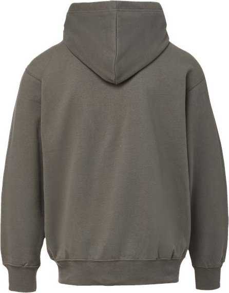 Mv Sport 22132 Vintage Fleece Full-Zip Hooded Sweatshirt - Vintage Granite - HIT a Double - 2