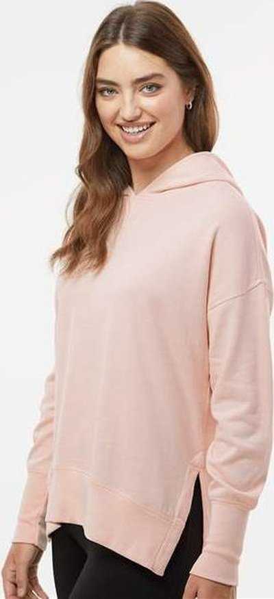 Mv Sport W23720 Women&#39;s French Terry Hooded Sweatshirt - Cameo Pink - HIT a Double - 3