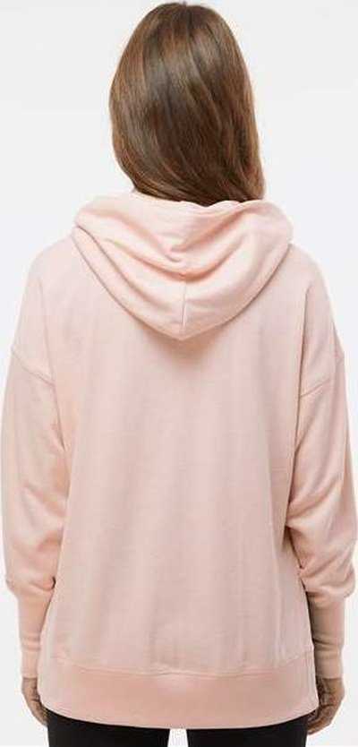 Mv Sport W23720 Women&#39;s French Terry Hooded Sweatshirt - Cameo Pink - HIT a Double - 4