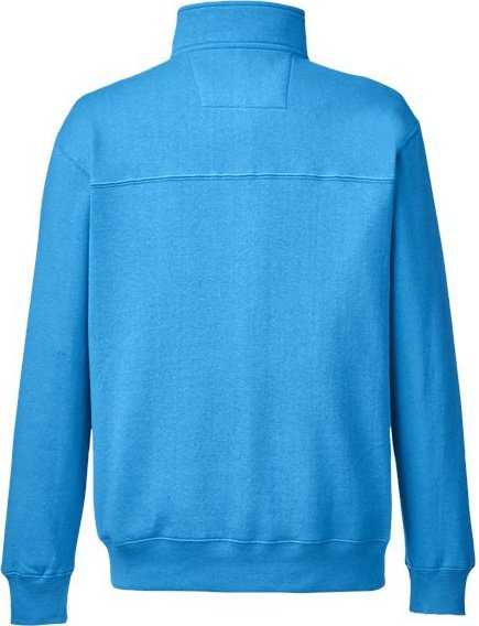 Nautica N17176 Anchor Fleece Quarter-Zip Sweatshirt - Azure Blue - HIT a Double - 2