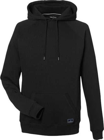 Nautica N17199 Anchor Fleece Hooded Sweatshirt - Black - HIT a Double - 1
