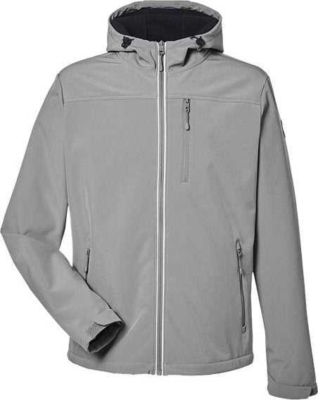 Nautica N17789 Wavestorm Softshell Hooded Jacket - Graphite - HIT a Double - 1