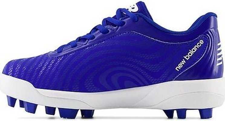 New Balance Youth J4040v7 Low Rubber Molded Cleat - Royal - HIT a Double - 3