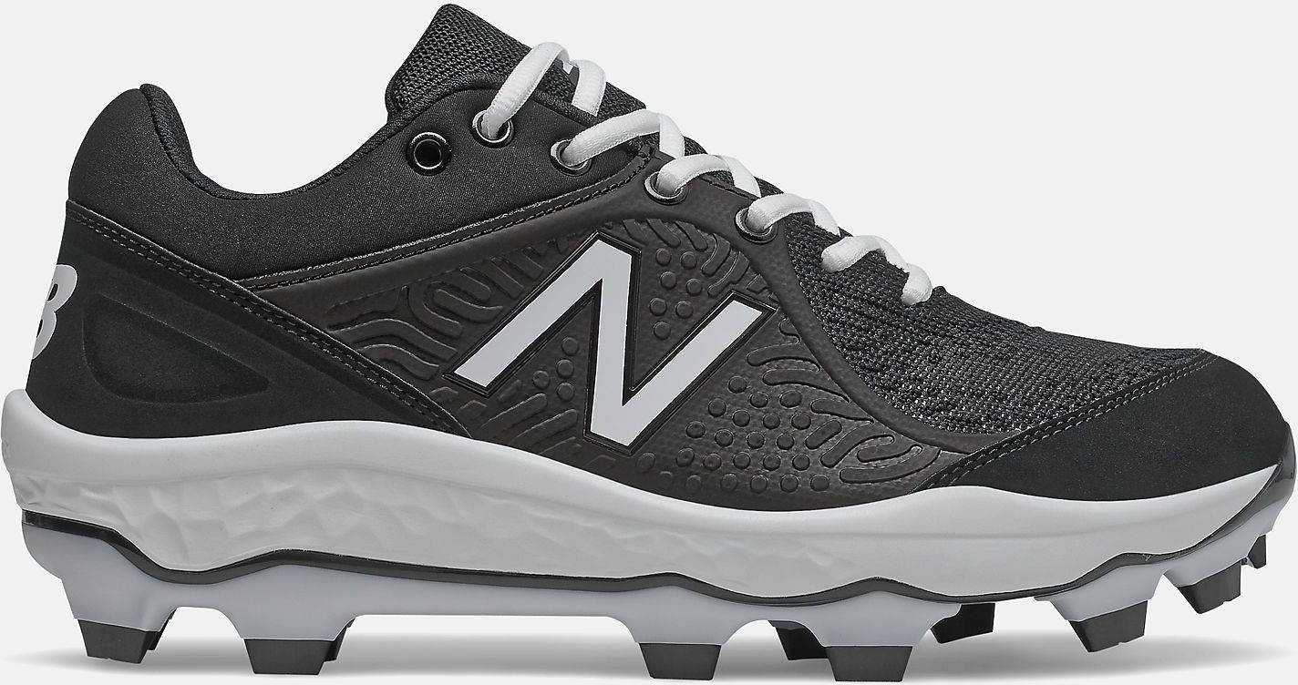 New Balance 3000v5 TPU Molded Cleat Low-Cut - Black White - HIT A Double