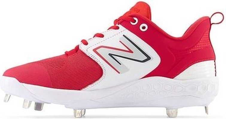 New Balance 3000v6 Fresh Foam Metal Cleats Low Cut - Red - HIT a Double - 3