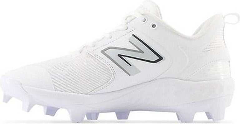 New Balance 3000v6 TPU Molded Cleat Low-Cut - White - HIT a Double - 3