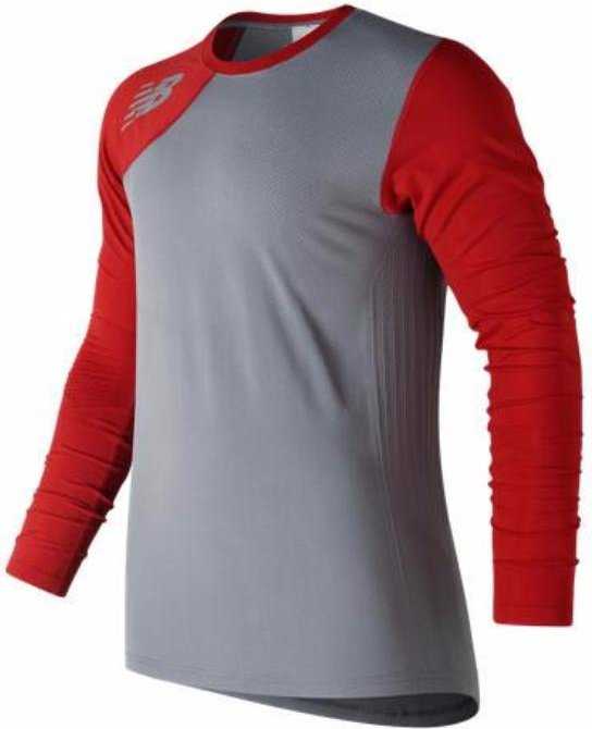 New Balance Seamless X4J Asymmetrical Shirt Right - Red - HIT a Double