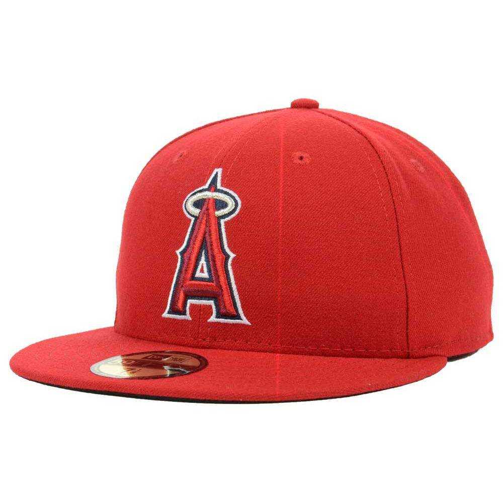 New Era MLB Authentic Cap Los Angeles Angels On-Field Game Red - HIT A Double