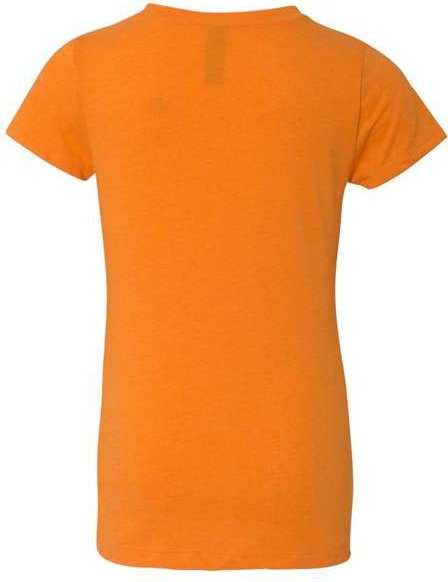 Next Level 3712 Girls CVC Princess T-Shirt - Orange - HIT a Double - 2