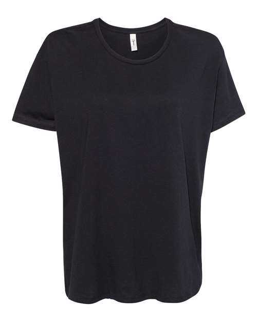 Next Level 1530 Womens Ideal Flow Tee - Black - HIT a Double