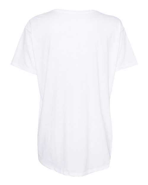 Next Level 1530 Womens Ideal Flow Tee - White - HIT a Double