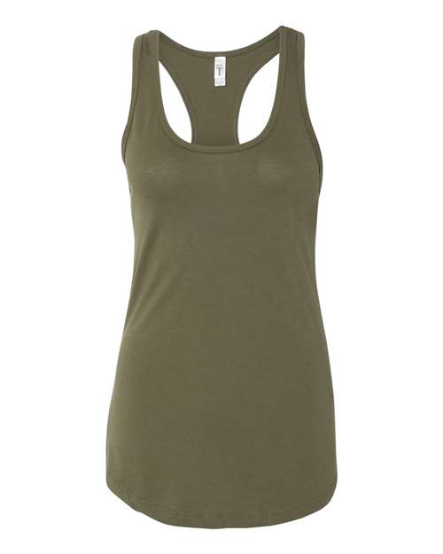 Next Level 1533 Women&#39;s Ideal Racerback Tank - Military Green - HIT a Double