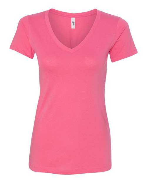 Next Level 1540 Women&#39;s Ideal V - Hot Pink - HIT a Double