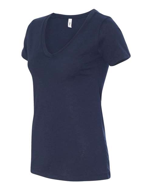 Next Level 1540 Women&#39;s Ideal V - Midnight Navy - HIT a Double