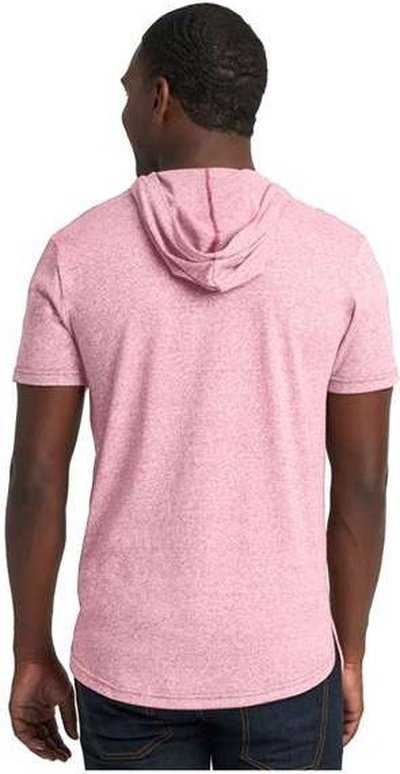 Next Level 2022 Unisex Mock Twist Hoodie T-Shirt - Tech Pink" - "HIT a Double