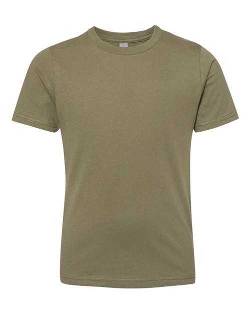 Next Level 3310 Youth Cotton Crew - Military Green - HIT a Double