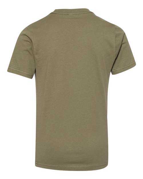Next Level 3310 Youth Cotton Crew - Military Green - HIT a Double