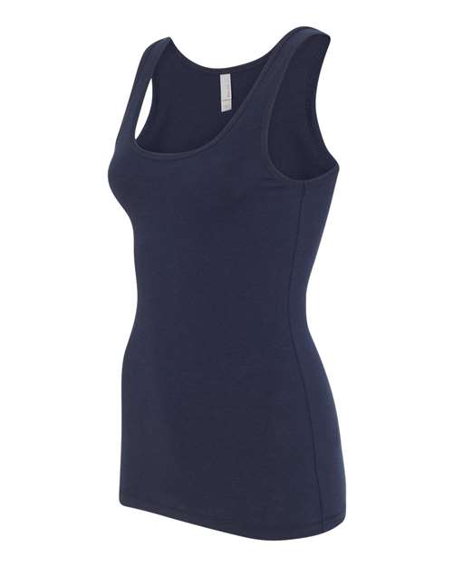 Next Level 3533 Womens Spandex Jersey Tank - Midnight Navy - HIT a Double - 2