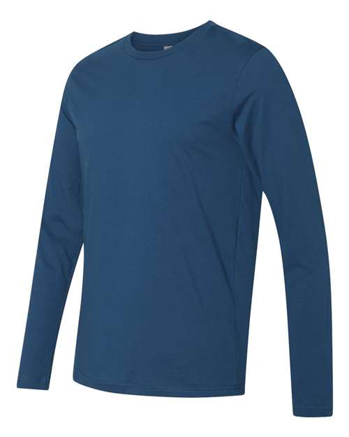 Next Level 3601 Cotton Long Sleeve Crew - Cool Blue - HIT a Double