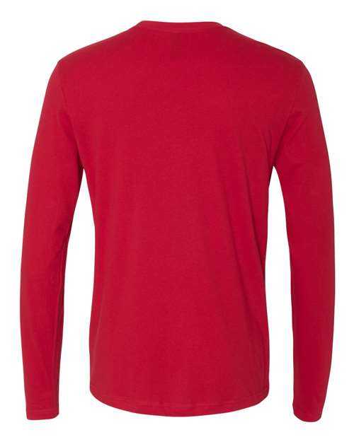 Next Level 3601 Cotton Long Sleeve Crew - Red - HIT a Double