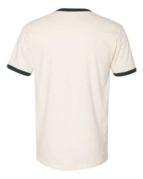 Next Level 3604 Unisex Fine Jersey Ringer - Natural Forest Green - HIT a Double
