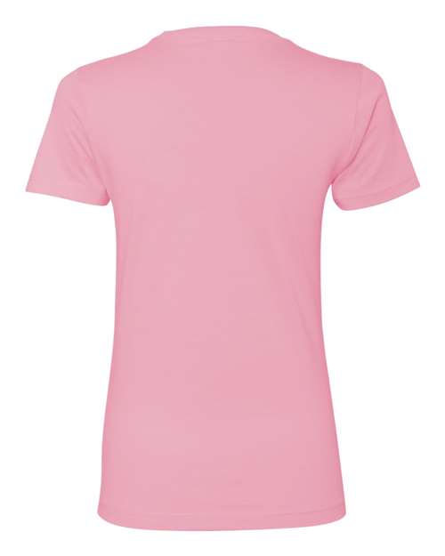 Next Level 3900 Womens Cotton Short Sleeve Boyfriend Crew - Light Pink - HIT a Double