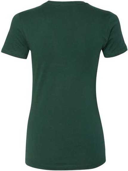 Next Level 3900 Womens Cotton T-Shirt - Forest Green" - "HIT a Double