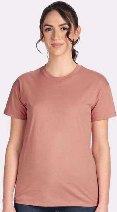 Next Level 3910 Women&#39;s Cotton Relaxed T-Shirt - Desert Pink&quot; - &quot;HIT a Double