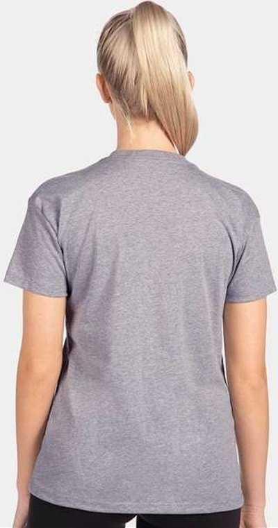 Next Level 3910 Women&#39;s Cotton Relaxed T-Shirt - Heather Gray&quot; - &quot;HIT a Double