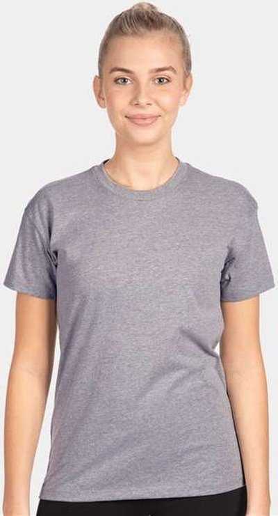 Next Level 3910 Women's Cotton Relaxed T-Shirt - Heather Gray" - "HIT a Double